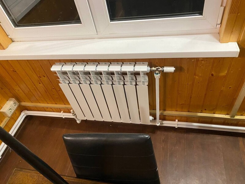Отопление от газгольдера в Туле под ключ - алюминиевые радиаторы