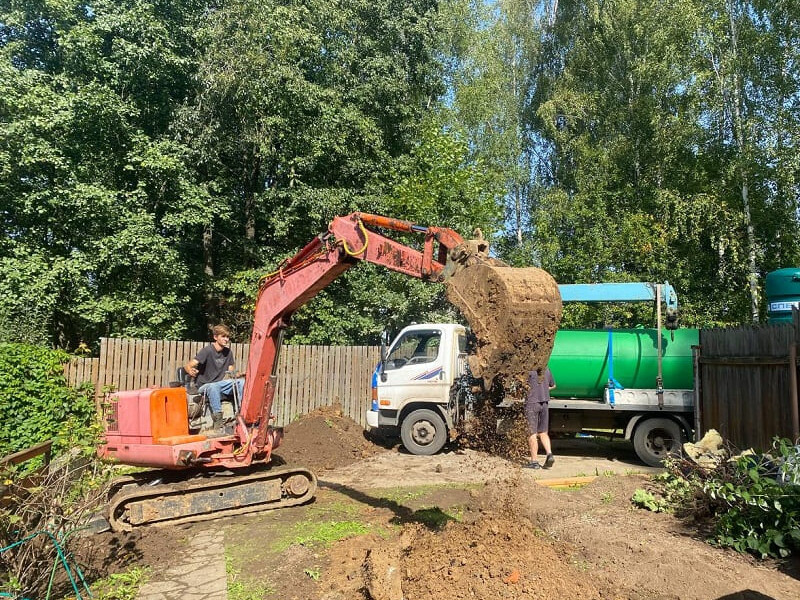 Монтаж газгольдера Спецгаз 6600 л в Туле под ключ с земляными работами